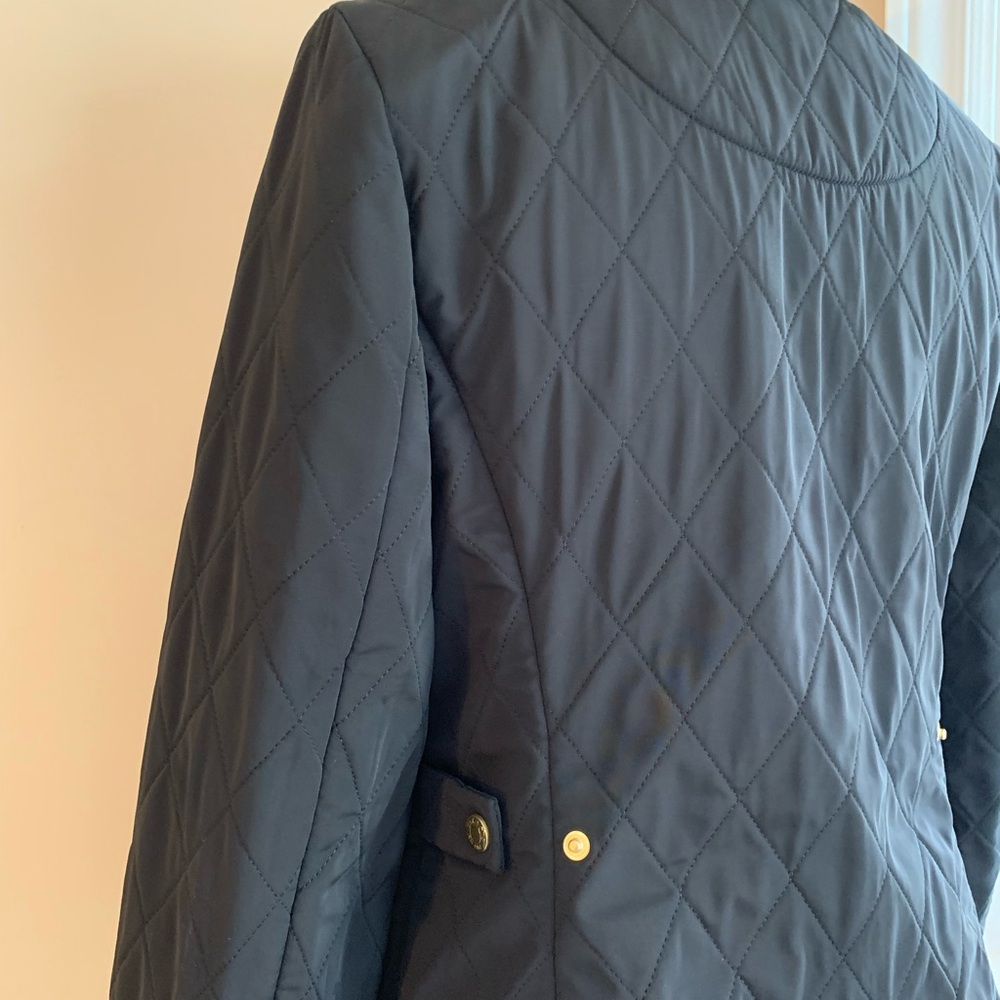 Talbots black quilted jacket - Picture 6 of 9
